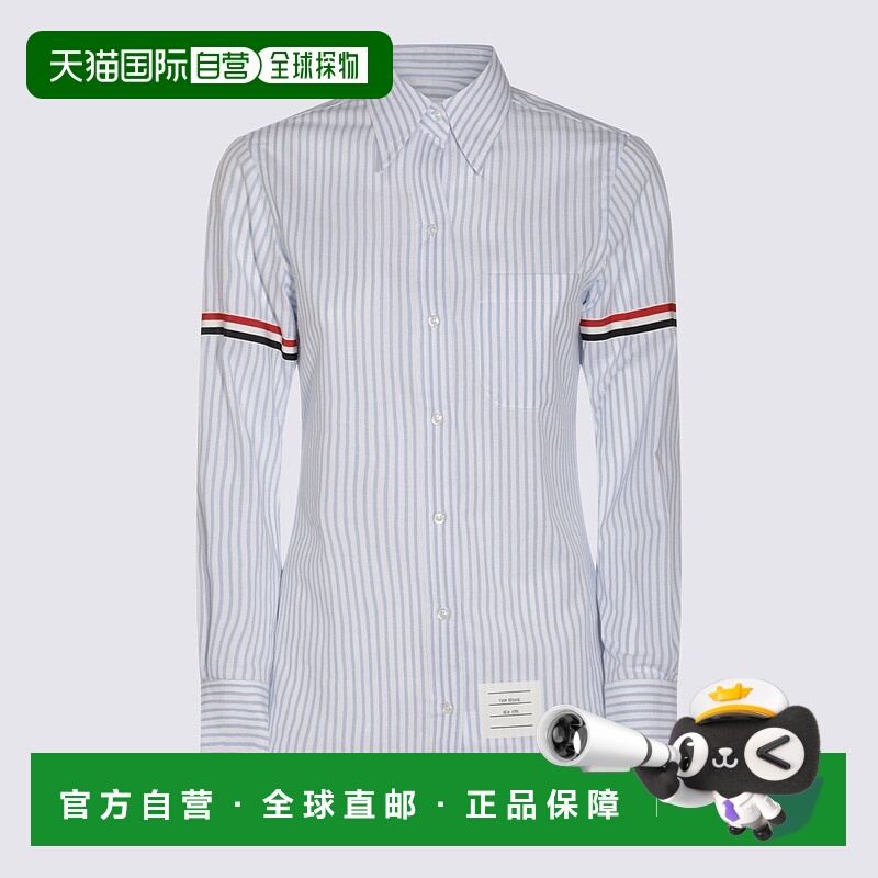 1h可退 THOM BROWNE 女士衬衫 FLL005OF0810480 SS2025 蓝色
