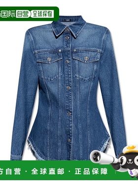 1h可退 潮奢 versace 范思哲 女士 翻领长袖衬衫 10184701A12930