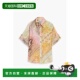 潮奢 ZIMMERMANN 女士 1h可退 印花真丝双绉衬衫 0666TRS253OMBRE