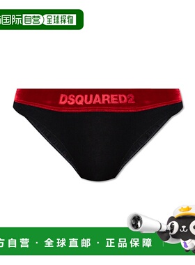 DSQUARED2 女士文胸 D8L6457600016 AW2024 黑色 Logo briefs性感