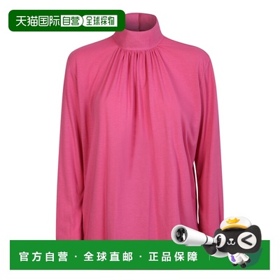 XACUS 女士T恤 VANIA35463443 AW2022 粉红色 High neck. Long sl