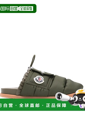 MONCLER 女士凉鞋 K109B4M00040M508081A CO 绿色 圆头穆勒鞋