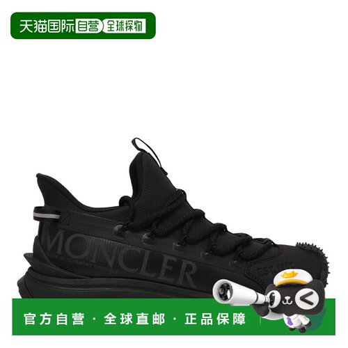MONCLER 女士运动鞋 4M00040M3457999 AW2025 黑色 Black tech fa