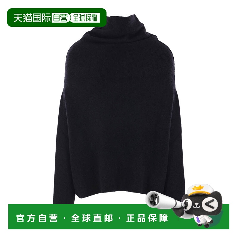 1h可退 RICK OWENS 男士针织毛衣 RU02E1692KWP09 AW2025 黑色