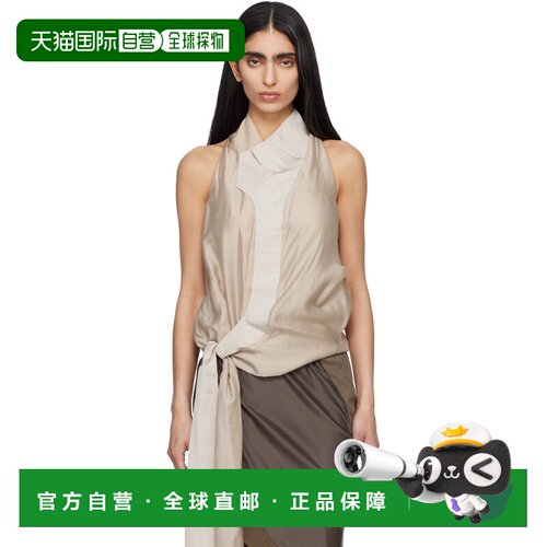 Entire Studios 女士 灰褐色 Fluid 上装 ESSS26TO01272Shells