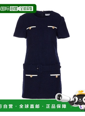 1h可退 SELF-PORTRAIT 女士休闲套装 034SBLUE AW2025 蓝色连衣裙