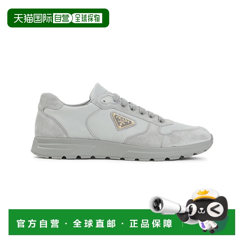 1h可退 PRADA 男士运动鞋 2EE436FG000D7C0424 AW2025 灰色