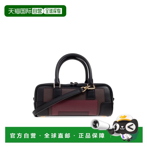 1h可退 LOEWE 女士手提包 A039N23X140BLACKBURGUNDY CO 黑色