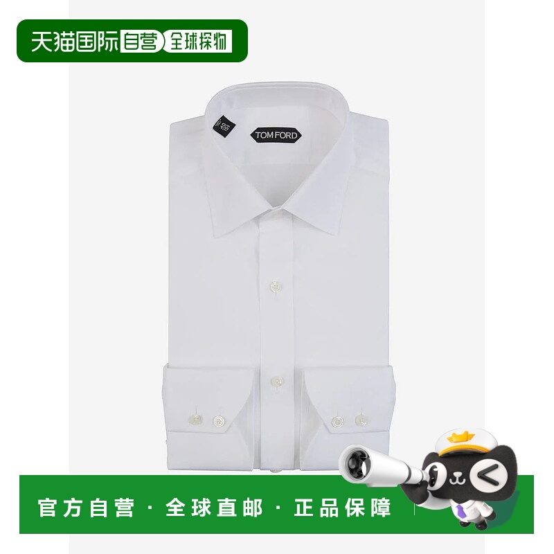 1h可退 TOM FORD 男士衬衫 HSBS01CGS11AW001OPTICALWHITE汤姆