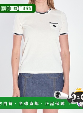 CELINE 女士T恤 RX097671Q01MA AW2025 白色 triomphe t-shirt