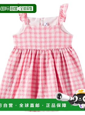 1h可退 潮奢 il gufo 婴儿 方格棉布棉混纺连衣裙童装