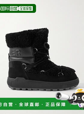 1h可退 潮奢 bogner 博格纳 女士 Chamonix 毛羊皮织纹皮革绒面革