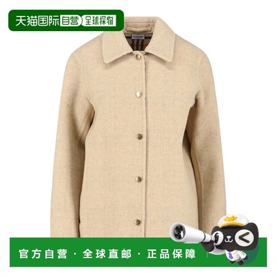 BURBERRY 女士夹克 8110904 AW2025 浅棕色 Virgin wool jacket
