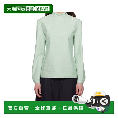 MARNI 女士T恤 TTMA0396S0UTC479JQV19 SS2025 绿色半高领