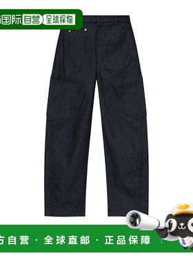 GIVENCHY 男士休闲裤 BM51N9516U401 CO 黑色 Cargo jeans直筒裤