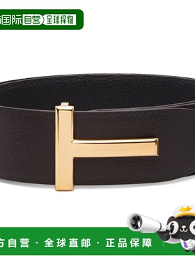 1h可退 潮奢 Tom Ford 汤姆 福特 男士 棕色 & 黑色 Grain Leathe