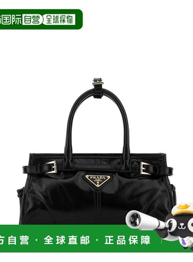 PRADA 女士手拿包 1BA4862CYRF0002 SS2026 黑色斜挎包手提包