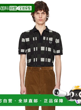 1h可退 潮奢 Fred Perry 弗莱德.派瑞 男士 绿色 & 黑色 Split Ch