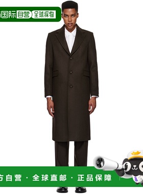 1h可退 潮奢 OFFICINE GÉNÉRALE 男士 棕色 Ionas 大衣 W24MCTS65