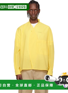 1h可退 潮奢 Jacquemus 男士 黄色 La Chemise Berlingot 衬衫 26