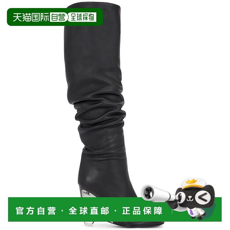 1h可退 潮奢 Alaia 女士 100 坡跟靴子 3O053C0N04