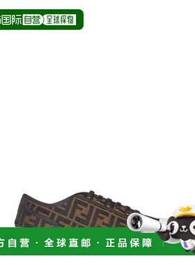 1h可退 潮奢 Fendi 芬迪 男士 Domino圆头系带休闲运动鞋 7E1553A