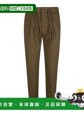 HERNO 男士休闲裤 PT000140U125317740 AW2025 绿色卫裤