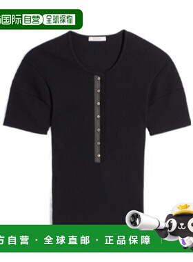 LEMAIRE 女士T恤 TS0005LJ1030BK999 SS2026 黑色