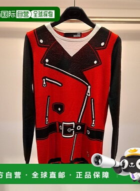 1h可退 MOSCHINO 女士针织毛衣 WS2G000X08104211 AW2021 红色
