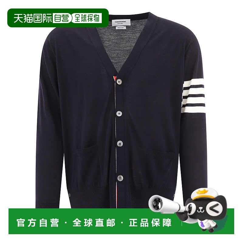 1h可退 THOM BROWNE 男士针织毛衣 MKC002AY1014415BLUE AW2025