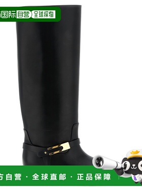 1h可退 潮奢 Elisabetta Franchi 女士 徽标系带靴子 SA57B56E2