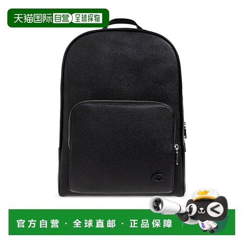 COACH 男士双肩包 CCB91BLK AW2025 黑色 “WADE”背包蔻驰手提包