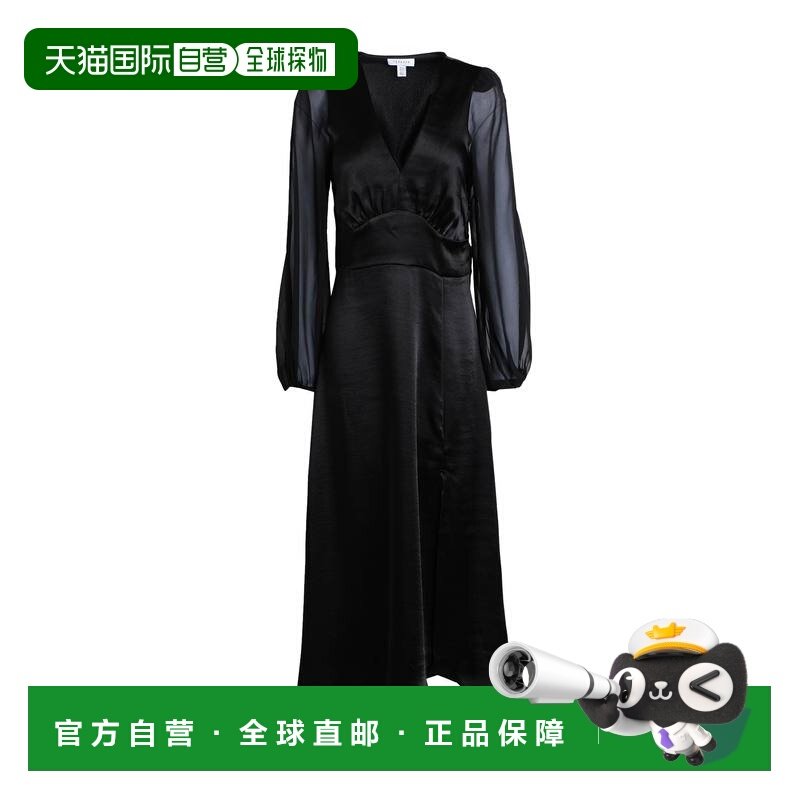 1h可退 潮奢 Topshop 女士 长款连衣裙 black黑色 舒适时尚,女装/女士精品,连衣裙,淘宝优惠券,粉丝福利购,淘宝优惠卷