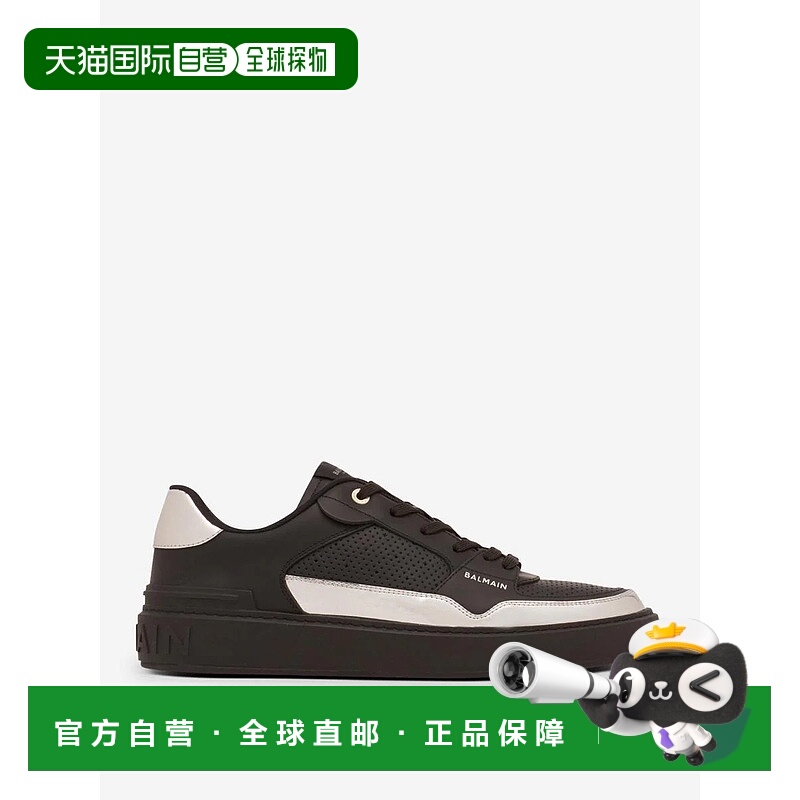 1h可退 BALMAIN 男士运动鞋 FM1VI349LCFSEACNOIRARGENT AW2025