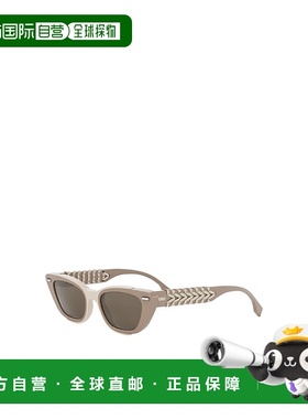 FENDI 男士眼镜 FE40171I45E AW2025 花色 几何框太阳镜