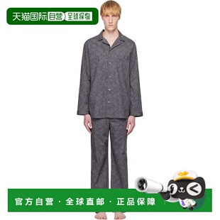 1h可退 潮奢 SKIMS 男士 独家发售灰色 Cotton Poplin 睡衣套装 S