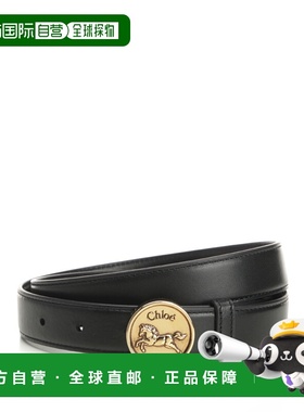 CHLOÉ 女士腰带 CH25ABB01SFB001 AW2025 黑色 