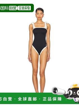 1h可退 潮奢 Simkhai 女士 Piper 蝴蝶结领结吊带连身泳衣 325905