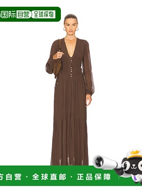 1h可退 潮奢 ISABEL MARANT 女士 Briane 连衣裙 RO0798FAC3J01E