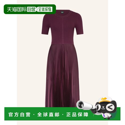BOSS 女士连衣裙 100162450318000 CO 红色 FADRIDI dress in mix