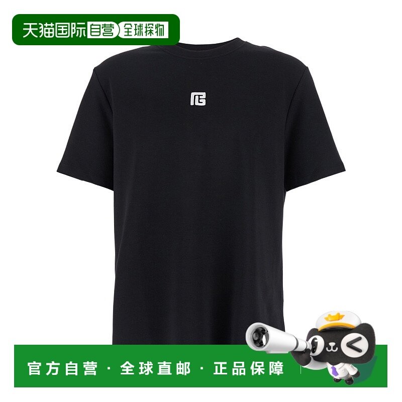 BALMAIN 男士T恤 FH1EG000BC87EAB AW2025 黑色 Loose Ss T-Shirt