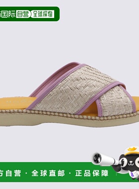 HOGAN 女士凉鞋 HXW6600FH30T5T0SYT SS2024 花色 Lilac Rafia Sa