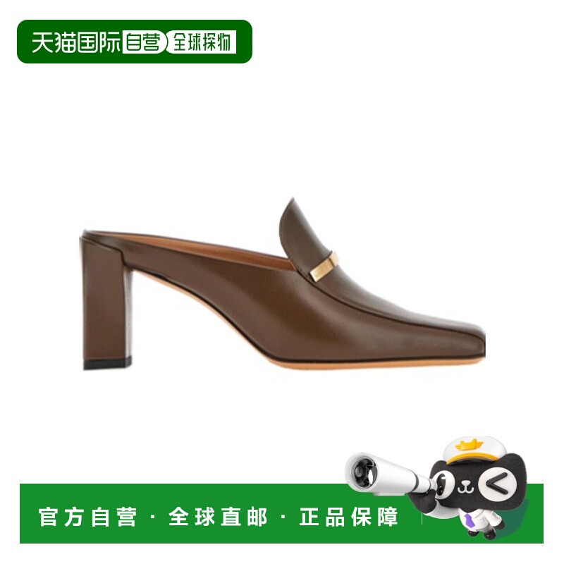 1h可退 TOD'S 女士高跟鞋 XXW40L0IT70SMXS615 CO 棕色 粗跟高跟