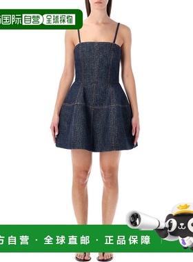 FENDI 女士半身裙 FLD568AW82F1UKI SS2026 深蓝色 MINI DRESS DE