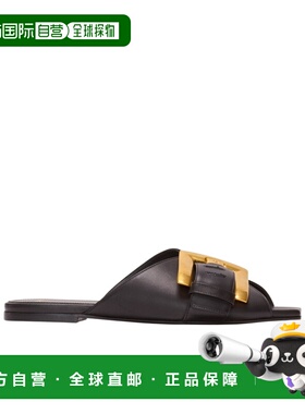 BALMAIN 女士凉鞋 GN1UP141LVIT0PA SS2026 黑色单鞋