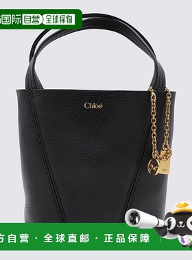 CHLOÉ 女士斜挎包 CH25SS812N84001 AW2025 黑色 'Chloe Spin' ha