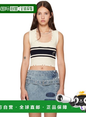 1h可退 潮奢 Ambush 女士 灰白色 Destroyed Rib Round Neck 马甲