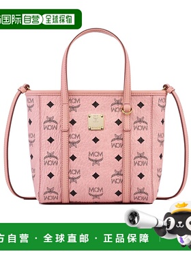 MCM 女士斜挎包 MWPFSMT06PZ001 AW2025 粉红色 迷你图案托特包