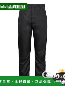 PRADA 男士休闲裤 SPH661WQ8F0002 CO 黑色 PANTALONE