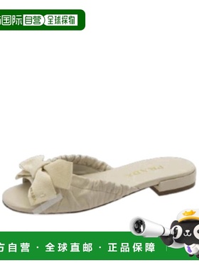 PRADA 女士凉鞋 1XX794ZJBF010F0304 SS2026 花色 圆头平底凉鞋